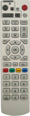 LipiWorld Set Top Box Remote Control Compatible For  Solid Remote Controller(White)