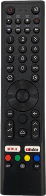 SHIELDGUARD Remote Control with YouTube function Compatible for  LED TV Micromax Remote Controller(Black)