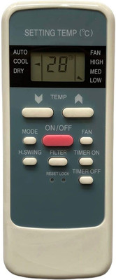 J.K. WEBSHOP Remote No. 137, Compatible with  AC Remote Control Hitachi Remote Controller(White)