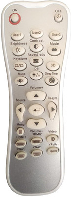 BhalTech Projector Remote Control (Old Remote Exactly Same Remote Will Only Work) Compatible for Optoma Remote Remote Controller(Gray)