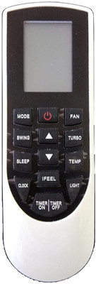 BhalTech 182 AC Compatible for  VOLTAS AC Remote Controller(White)