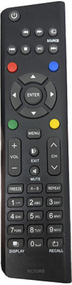 RESORB LED 307 Compatible with RECONNECT RELEG 3206 LED LCD TV Remote Controller(Black)