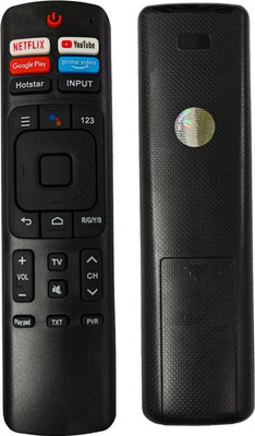 Ehop ERF3A69 Compatible Remote control for Smart Tv Smart 4k Ultra HD HISENSE Remote Controller(Black)