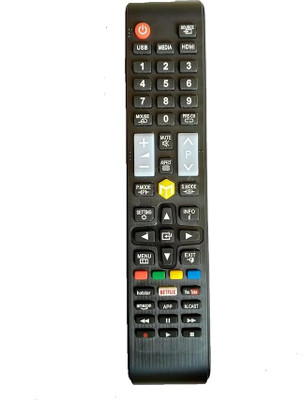 LUNAGARIYA China Smart LCD LED TV with YouTube Netflix Remote Control.YouTube LUNAGARIYA Remote Controller(Black)