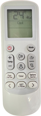Ehop AC169B Compatible remote Control for  AC AC-144E Samsung Remote Controller(White)