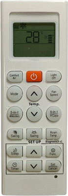 NixGlobal 36J-1 L-G AC Remote Compatible with LG 1 / 1.5 / 2 TON AC Remote Controller(White)