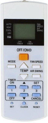 DEVBHOOMI DB-AC Remote Compatible for Panasonic Split Ac Remote (Exactly Same Remote Air Conditioner Remote Controller(White)
