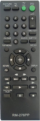 BhalTech RM-276PP (RMT-D187P) DVD System Remote Control Compatible for Sony DVD Remote Controller(Black)