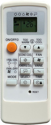 ERNIL Air Conditioner Remote Compatible for MITSUBISHI Split/Window AC (Your Old Remote Must be Exactly Same) Remote Controller(White)
