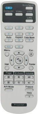Cezo Projector Remote Control Compatible for Projector  Remote Controller Epson Remote Controller(White)