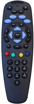 NixGlobal TA-TA UNIVERSAL Remote Compatible for TATA SKY SET-TOP BOX Remote Controller(Black)