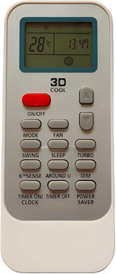 mumax Compatible/Replacement for Whirlpoool AC Remote Control (54) Whirlpool Remote Controller(Multicolor)