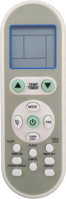 LipiWorld 245 AC Remote Control (Old Remote Exactly Same Remote Will Only Work) Compatible For Haikawa AC Remote Controller(Grey)