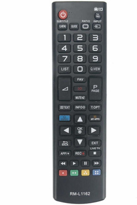 V4 Gadgets Black Compatible Remote for LG LED TV Remote Controller(Black)