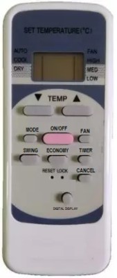 HDF Compatible for Voltas, Videocon, Electrolux & Kelvinator AC (152) Voltas AC, Videocon AC, Electrolux AC, Kelvinator AC Remote Controller(White)