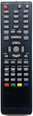 Rohit Electronics Remote Control Compatible for VU LCD/LED/HD TV (Exactly Same Remote Will Only Work) Remote Controller(Black)