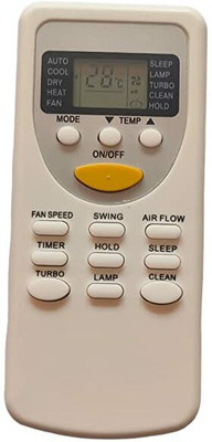 LUNAGARIYA AC Remote No.49, Compatible with  AC Remote Control VOLTAS Remote Controller(White)