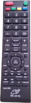 Nij LED-358 TV Compatible For LED LCD TV Remote Control SPEED CON Remote Controller(Black)