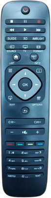 Tke  LED, LCD TV (URC- 119) Philips Remote Controller(Black)