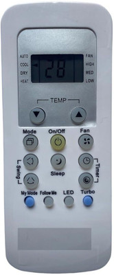 Tech Vibes Carrier Ac - 148A AC Remote No. 148A, Compatible with Carrier AC Remote Control Carrier Ac Remote Controller(White)