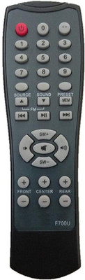 JDAM F&D Home Theatre Home Theatre Remote Control Compatible/Replacement for F&D F700U Home Theatre System (Same Remote Will Only Work) Remote Controller(Black)