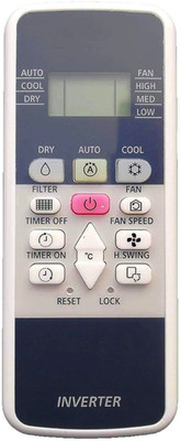 miracles in hand 168D-OG AC REMOTE COMPATIBLE WITH HITACHI Remote Controller(White)