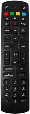 Nij __535000__ Set Top Box DTH HD Remote Control With Recording Button JIO Non-VOICE Remote Controller(Black)