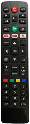 ERNIL Compatible Remote Control for  led tv Akai Remote Controller(Black)