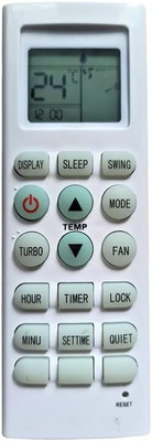 Xpecial 36b VES-TER AC Remote Compatible with VESTER 1 / 1.5 / 2 TON AC Remote Controller(White)
