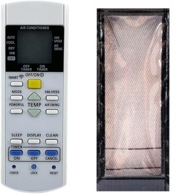 Ethex C-26 Re-29G Remote With cover (Remote+Cover) Ac Remote compatible for Panasonic Ac (Smart Button) Remote Controller(White)