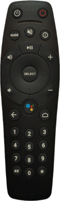 Xpecial BINGE PLUS Remote Compatible for TATA SKY BINGE PLUS HD SET-TOP BOX Remote Controller(Black)