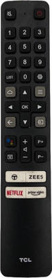 MEPL Remote Control Compatible for LED TV (No Google & Voice functions) TCL Remote Controller(Black)