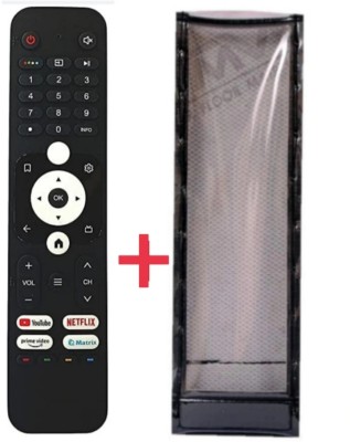 Ethex C-25 New TvR-20 Remote With cover (Remote+Cover) Tv Remote compatible for Haier Smart led/lcd Tv Remote Control Remote Controller(Black)