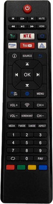 SHIELDGUARD Remote Control No. 570 Compatible for JVC , Croma LED TV Remote Controller(Black)