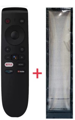 Ethex C-28 New TvR-94 Remote With cover (Remote+Cover) Tv Remote compatible for Oneplus Smart led/lcd Tv Remote Remote Controller(Black)