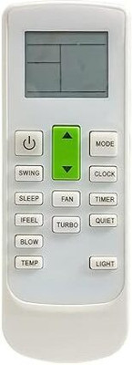 Tech Vibes Bluestar Ac 172 Remote Compatible with Blue Star AC Remote 172 Model for 1 1.5 2 Ton Split & Window Blue Star Ac, Bluestar Ac Remote Controller(White)