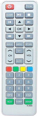 Woniry Compatible for Led LCD tv remote Control S2GV2BG Remote Controller(Gray)