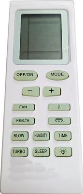 Axelleindia Generic Shop Infrared Universal Split/Window AC Remote Compatible with Voltas/Godrej/Onida/Lloyd/Blue Star/ Window and Split AC Remote Controller(White)