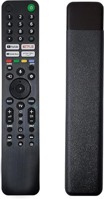 VELOGK Bluetooth Voice Remote Compatible for Mi TV Remote Netflix Prime Video Hot Keys Son_y Smart TV Remote - Universal Replacement for Lost Remotes Sony tv Remote Controller(Black)