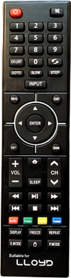 MechFox Television Remote Control Compatible for LED/LCD TV | RM-93L | LLOYD Remote Controller(Black)