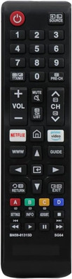 Kritex  Remote,Netflix Prime Video Key. Compatible with Samsung Smart TV Remote Controller(Black)