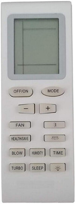 Ethex 18 Remote compatible for Voltas/Onida/Gree/Electrolux/Godrej/Kelvinetor/Lloyd Ac Remote(Match all functions with your Remote before placing order) Remote Controller(White)
