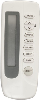 NixGlobal 66 AC Remote Compatible for AZURE AC Remote Controller(White)