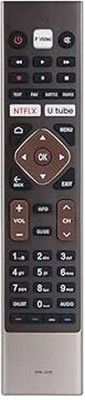 Tech Vibes Haier HTR-U27E Non Voice Remote Control Compatible With Haier Tv Remote LCD/LED Non-Voice. Haier TV. Remote Controller(Black)