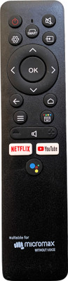 MechFox Television Remote Control Compatible for LED/LCD TV | RM-70J| MICROMAX MIN Remote Controller(Black)