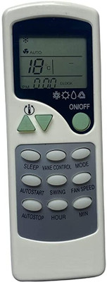 LUNAGARIYA AC Remote No.7A, Compatible with  AC Remote Control VIDEOCON Remote Controller(White)