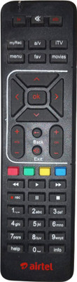 SHAILRON 01 airtel Remote Controller(Black)