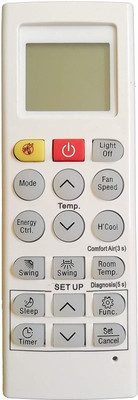 LipiWorld AC Remote Control 36J Mosquito Function Compatible For AC Remote Controller(White)