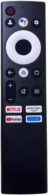 Tke UNIVERSAL Remote Control for Lloyd Google LED Smart Without Voice Functions UNIVERSAL Remote Controller(Black)