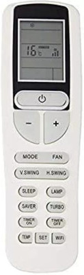 vcony AC Remote (with Backlight) WiFi Function, Compatible for Voltas AC Remote VOLTAS Remote Controller(White)